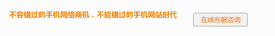 不容錯過的手機(jī)網(wǎng)絡(luò)商機(jī)，不能錯過的手機(jī)網(wǎng)站時代